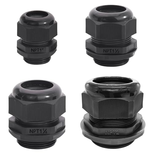 Presse-étoupe NPT étanche IP68 avec écrou de verrouillage réglable