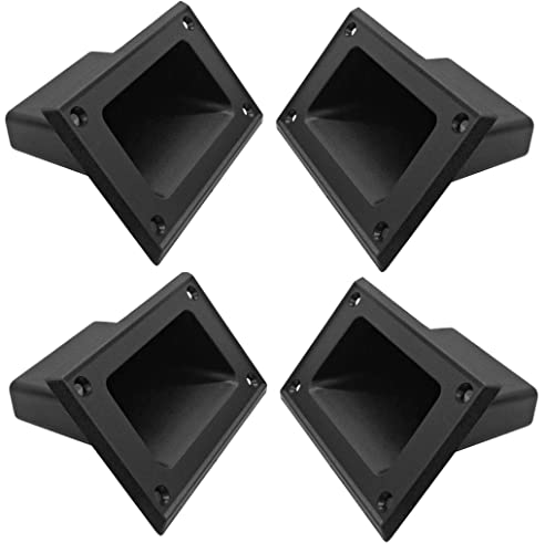 4 PZ. MANIGLIA CASSE ACUSTICHE AD INCASSO LATERALE IN PLASTICA 13 X 9 CM - SUBWOOFER