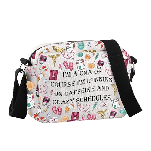JNIAP CNA Week Gift Certified Nursing Assistant Crossbody Bag CNA Life Nurse Gift