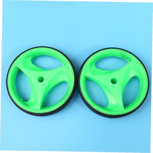 Ruedas de Entrenamiento GARVALON para bicicleta 12-20 pulgadas Ruedas auxiliares silenciosas con luces intermitentes Verde con soporte para estabilidad miniatura 3