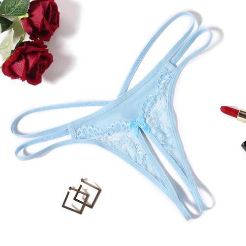 Image of Avidlove Women Lace Panties Floral Lace Briefs Mesh Hollow Out G-String Thongs T-back Underwear 1-4 Pack