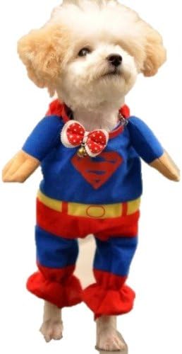 Amazon 全5サイズ ドッグウェア 犬服のトレーナー ワンちゃんがスーパーマンに変身 Sサイズ 首回り22 26cm 身長約24cm 8018 2 I Beans Dog Clothes シャツ パーカー 通販
