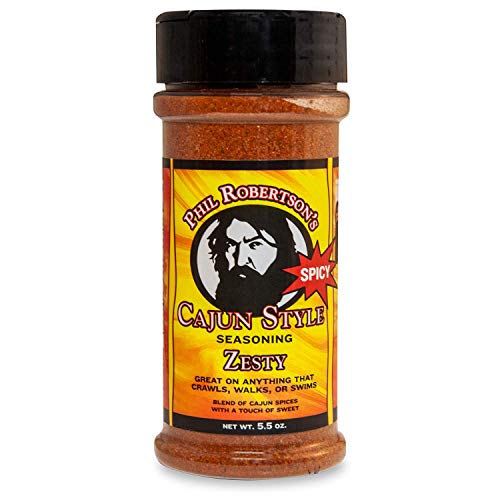 Duck Commander Cajun Seasoning by Jase Robertson - Premium Spice Blend for Meat, Seafood & Vegetables, Perfect for BBQ, Gumbo & Creole Recipes - Zesty Spicy, 5.5 oz