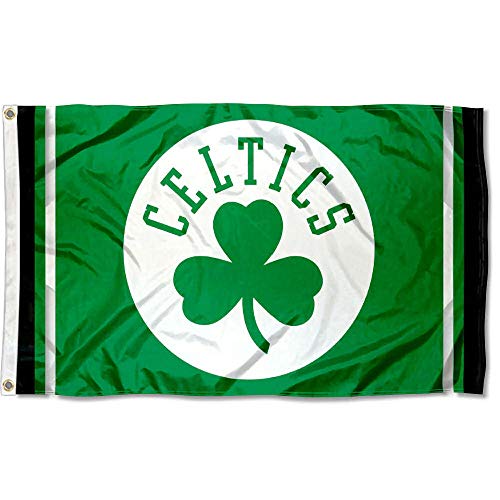 WinCraft Boston Celtics Shamrock Logo Flag and Banner