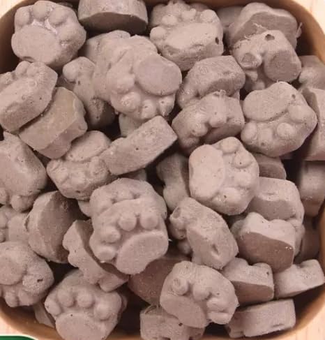 4 Yogur Snack Liofilizado para Gato Perros, Crujientes Snacks para Gatos de Interior, Golosinas para Gatos Icas en Proteínas