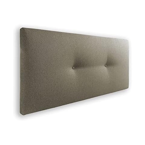 Silcar Home - Cabecero de Cama Tapizado en Tela con Hilera de Botones Cover