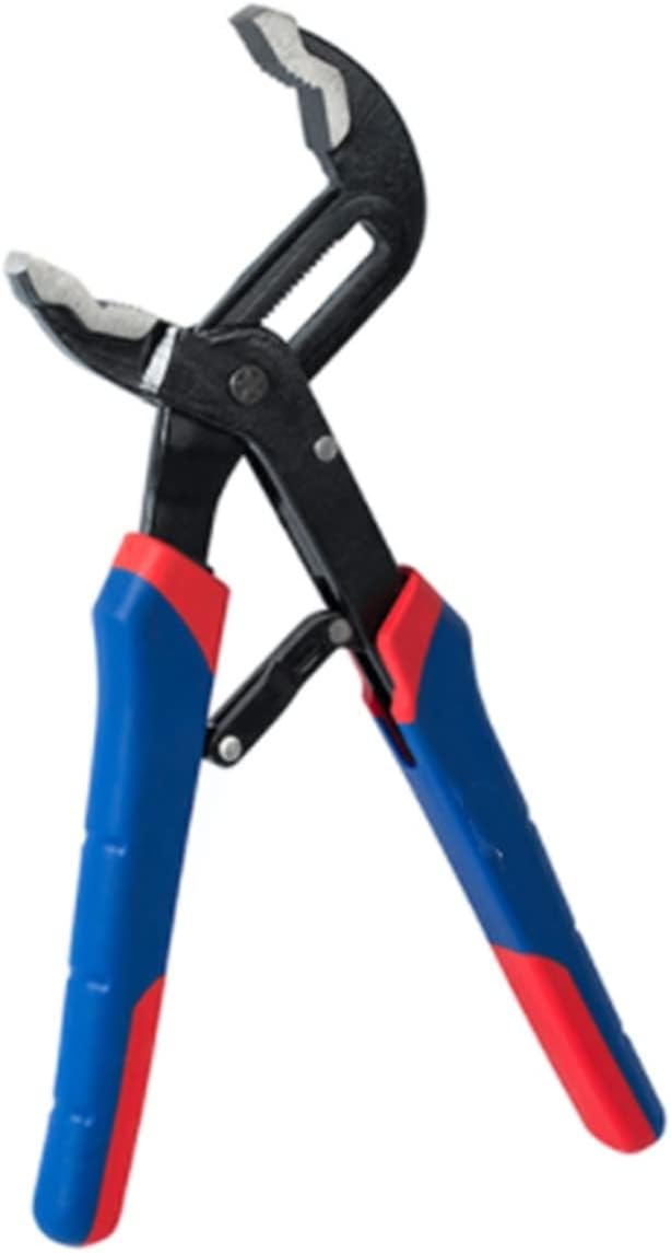 Fit for 8" 10" Water Pump Pliers Quick-Release Plumbing Pliers Straight Jaw Groove Joint Plier Set (Color : 2PC Plier Set)