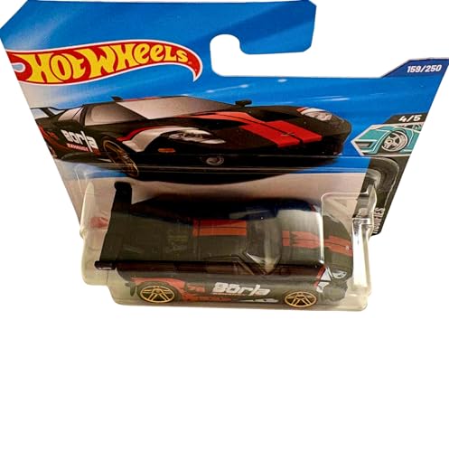 Hot Wheels Ford GT czarny/czerwony JBB75 – licencjonowany model Ford z Borla Exhaust Design – zmodyfikowana seria 2025 – 1:64