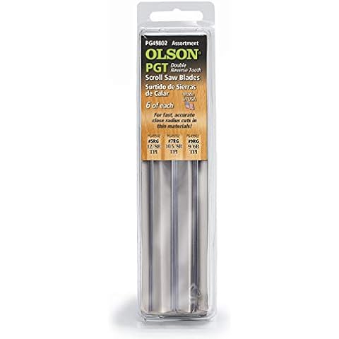 Olson SA4980 Assorted Scroll Saw Blades Pack Cover