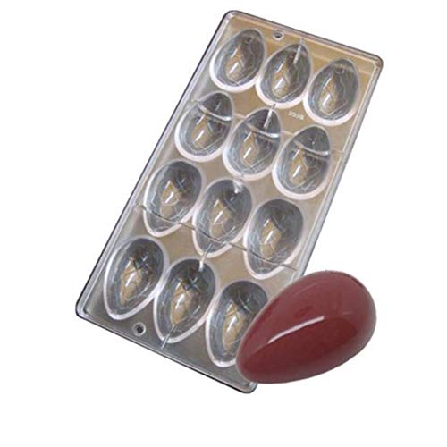 3D Huevo de Pascua Chocolate Moldes Transparente Policarbonato Bricolaje Candy Hecho a Mano Forma...