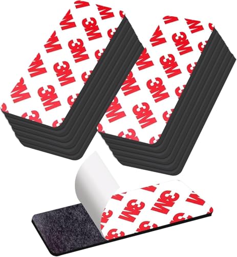 Magnetic Strip, 2" x 1"Flexible Magnetic Tape with Adhesive Backing Strong Adhesive Magnetic Strips for DIY, Crafts, Fridge - Sticky Magnet Tape Strip for Wall(16 Pack)