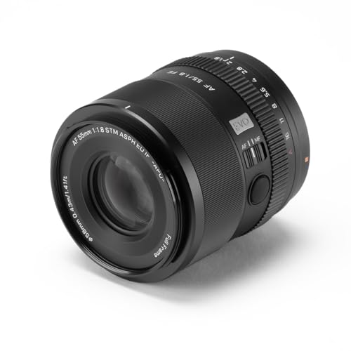 Image of VILTROX 55mm F1.8 EVO FE APO Lens for Sony E, Full Frame Autofocus Prime Lens for Sony E-Mount Cameras A7IV ZV-E1 A7CII A7RV FX3 A7SIII A7CR A7III A7C A1 A7RIV A9 A9II A7RIII ZV-E10