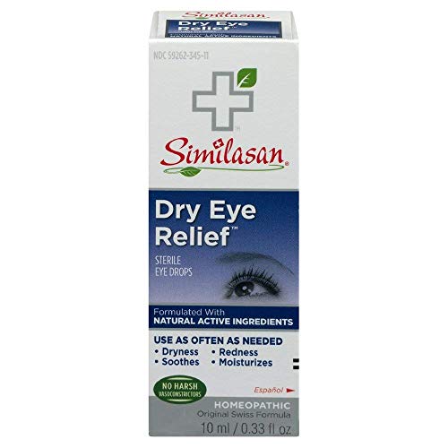 Similasan Dry Eye Relief Sterile Eye Drops 0.33 Ounce (Value Pack of 2)