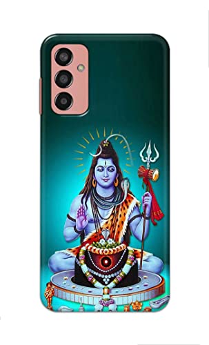 Image of Printed Hard Back Cover Case for Samsung Galaxy M13 4G Back Cover (Lord Shiva) -1803