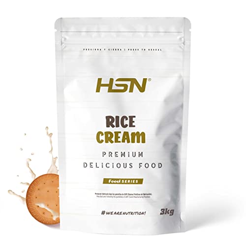 Crema de Arroz de HSN | Rice Cream | Sin Azúcares Añadidos | Textura Extra-Cremosa y Suave | No-GMO, Vegana, Apta para…