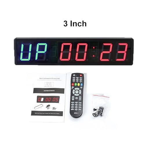 Temporizador digital deportivo azul 3 pulgadas aluminio miniatura 7