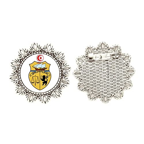 Broche de plata de Túnez soluciona la falta de distinción en trajes formales