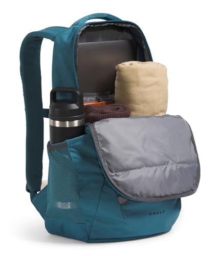 Image of The North Face Vault Everyday Laptop Backpack - Commuter Travel Bag, Water-Repellent Finish, Spacious Compartment, Space /TNF Black, One Size