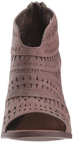 Not Rated Women's Groove Thang Ankle Bootie, Taupe, 8 M Us #TOP1