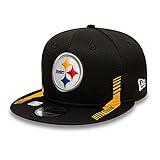 New Era - NFL Pittsburgh Steelers 2021 Sideline Home 9Fifty Snapback Cap - Schwarz Farbe Schwarz, Größe S-M