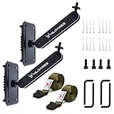 WILDARES Game Camera Mounting Bracket,Trail Camera Mount,Hunting Pro Gear Acccessery,Wildlife Cam Mount, Deer Monitor Mount, Hunter Camera Kit,Anti-Rust Metal,Black,6x4x3 inch, 2 Sets