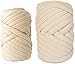 Casaphoria Chunky Yarn for Hand & Arm Knitting, Super Soft Giant Yarn for DIY Blanket & Pillow (Beige, 2Lbs)