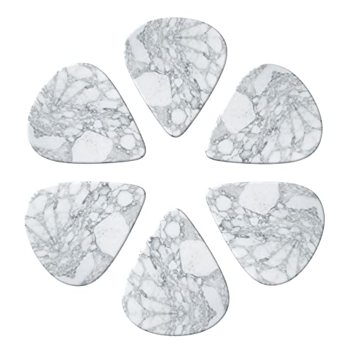 Ensemble de 6 médiators de guitare en marbre noir clair pour guitare acoustique, guitare électrique, basse, ukulélé… - Les Beatles, Paul McCartney, John Lennon, RIngo Starr, George Harrison Ensemble de 6 médiators de guitare en marbre noir clair pour guitare acoustique, guitare électrique, basse, ukulélé… – Image 4
