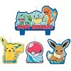 Amscan Pokemon Birthday Character Candle Set - 4 pcs, 172408