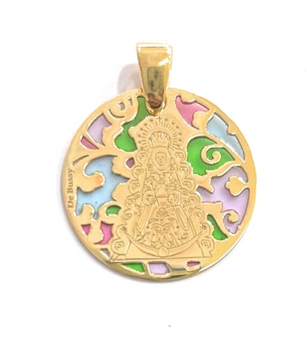 Médaille de la Virgen del Rocío en argent 25mm, le cadeau de baptême idéal