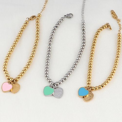 925 sterling Silver Double Heart Necklace - Two Hearted Necklace with chain - 14K Yellow Gold Double Hearts Pendant Necklace - Two Hearts2