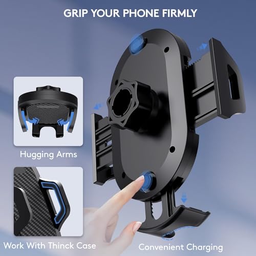 Support téléphone Range Rover Sport 2 portable ventouse silicone - 3