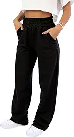 Calça Moletom Feminina Wide Leg Pantalona Com Felpa