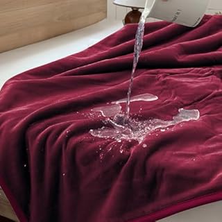 NSNLGSGC Waterproof Blanket Throw for Bed Intimacy Single, Single Size Love Blankets for Couples, Water Proof Flannel Blanket, Up to 60 oz(Red, 127 * 152cm)