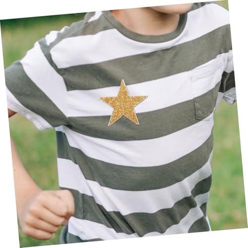 Parches de estrellas adhesivos para ropa que cubren zonas gastadas con estilo 5