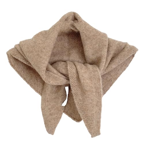 Triangle Scarf for Women Knitted Wool Headscarf Cashmere Feel Y2K Downtown Girl Aesthetic Streetwear Accessories3