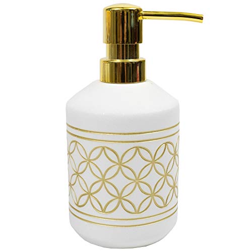 Sweet Home Collection Decorative Beautiful Designs Bath Décor, Resin, Pendant, Lotion Pump/Soap Dispenser