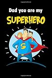 Dad you are my SUPERHERO: Daddy I Wrote a Book About You, Write what you love about daddy , Cute...