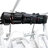 KRONOX Heavy-Duty Roll Cage Tool Bag Organizer - Pro Off-Road Adventures with Durable 1680D Rolling Bag for Rear/Side By Side Accessories - 8 Multi Pocket Bag - Ideal UTV, ATV Gear Mount Essential Box