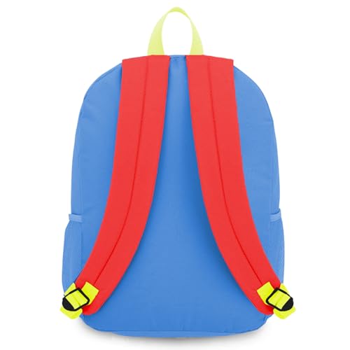 Image of Mickey Mouse Backpack with Lunchbox Set for Kids School Bundle + More | 16in Large Durable Mickey Bookbag w / Insulated Lunch Box Plus Water Bottle, Stickers, More - Mickey Mouse School Supplies
