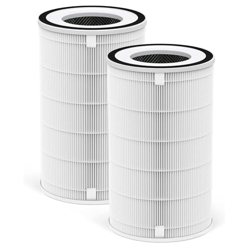 Image of 2-Pack 1000 Replacement Filters | 3-in-1 Integrated Filtration with Activated Carbon & Pre‑Filter | Compatible with Air Doctor 1000 AD1000 Air Purifier