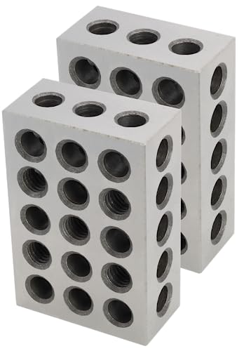 2 pcs Machinist's Setup Blocks, 23 Holes, 1