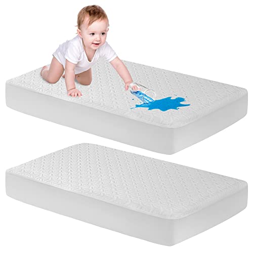 Oubonun Waterproof Crib Mattress Cover (Set of...