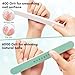 Makartt Nail Buffer Block 10pcs with Nail Rhinestone Glue Gel Bundle, Nail Buffer and Shine Kit Nail Shine Buffer for Natural Acrylic, Super Strong Gem Glue Gel 1.06oz for Nail Jewels Crystals
