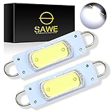 SAWE - 44mm COB Festoon LED Bulbs For Car Side Door Courtesy Rigid Loop 1.73" LED Light Bulbs 561 56
