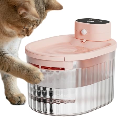 Nuhjytgf 猫用給水器 | 3L 充電式 静音 自動 - ペット 用 給水器 犬 用 | 給水 給餌 用 子犬 子猫 小動物 室内 家庭 アパート
