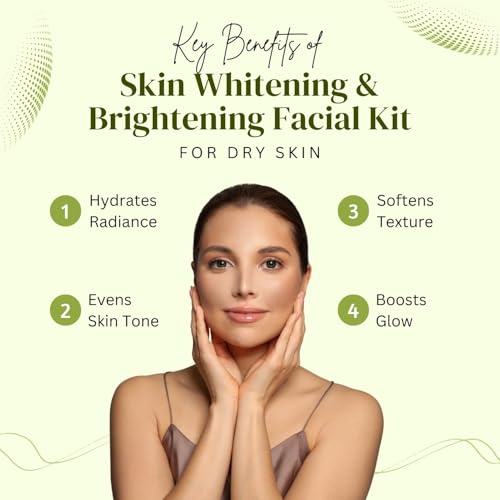 Image of Aroma treasures Skin whightening & brightening facial kit - for Dry skin