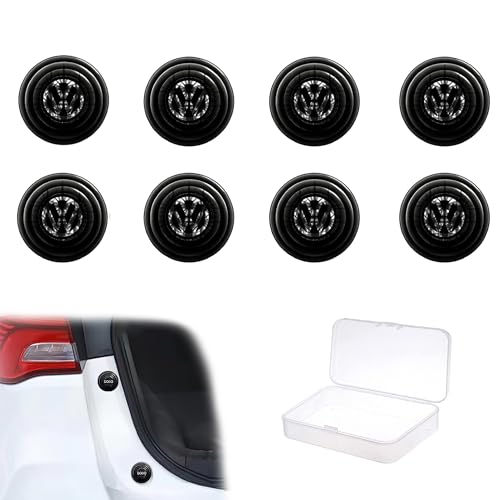 Image of WISKA 8Pcs Car Door Shock Absorber Protector Gasket Guard Pads Edge Stickers Accessories Compatible for Virtus, Taigun, Tiguan, Tayron, Golf, Polo, Vento, Ameo, Jetta