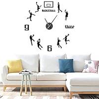 Yolistar Moderne DIY 3D Acryl Wandklok Spiegelsticker – Stille Kwartsklok Tot 90 Cm, Eenvoudig Te Monteren Voor Thuis En Kantoor