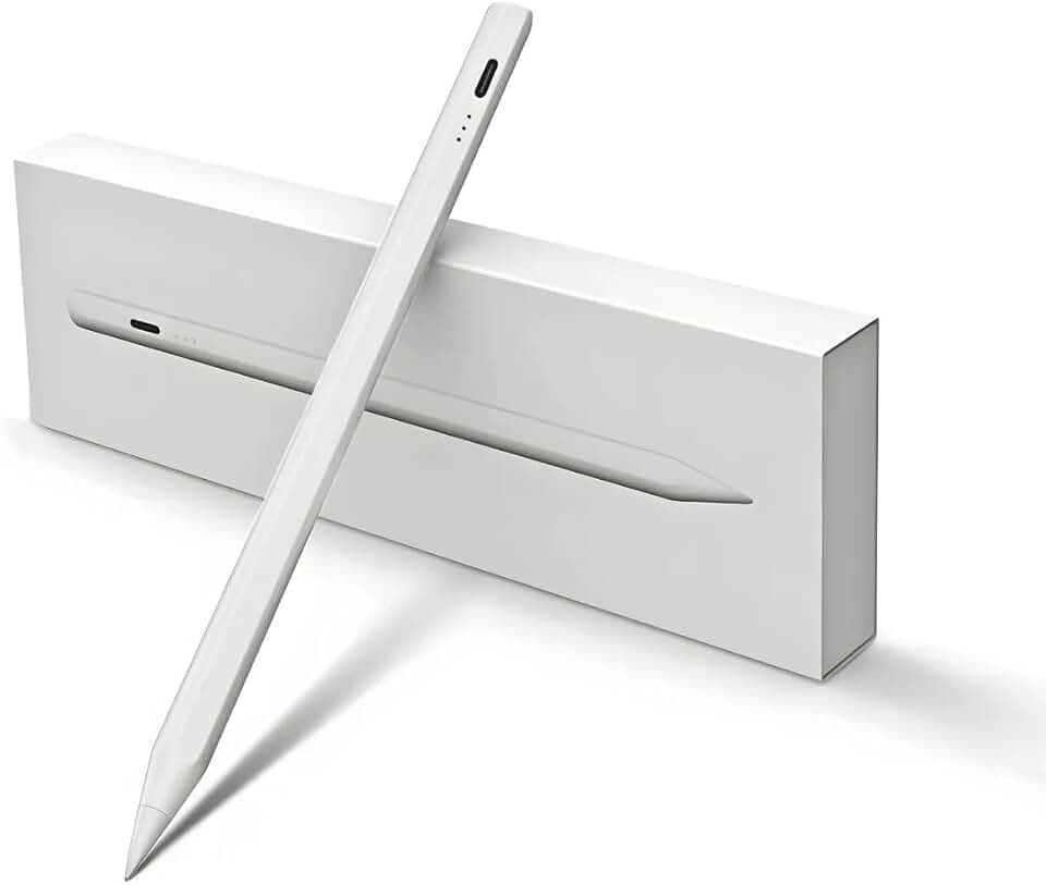 Caneta Digital Touch com Ponta Magnética Elétrica Alta Precisão Carregamento USB C para Escrita Desenho Assinatura Digital e Uso Profissional - TDEVC