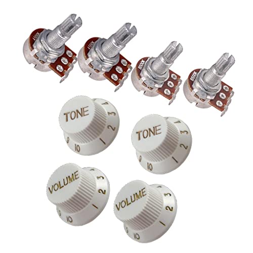 LOVIVER pour Le Contrôle Du Volume de La Guitare et Le Potentiomètre A500K B500K avec - Les Beatles, Paul McCartney, John Lennon, RIngo Starr, George Harrison LOVIVER pour Le Contrôle Du Volume de La Guitare et Le Potentiomètre A500K B500K avec – Image 6